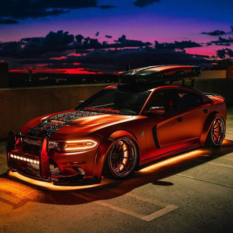 6-Piece Flexible RGBW Color-Chasing LED Symmetrical Underbody Underglow Lights Kit LED headlight kit AutoLEDTech Oracle Lighting Trendz Flow Series RGBHaloKits OneUpLighting Morimoto