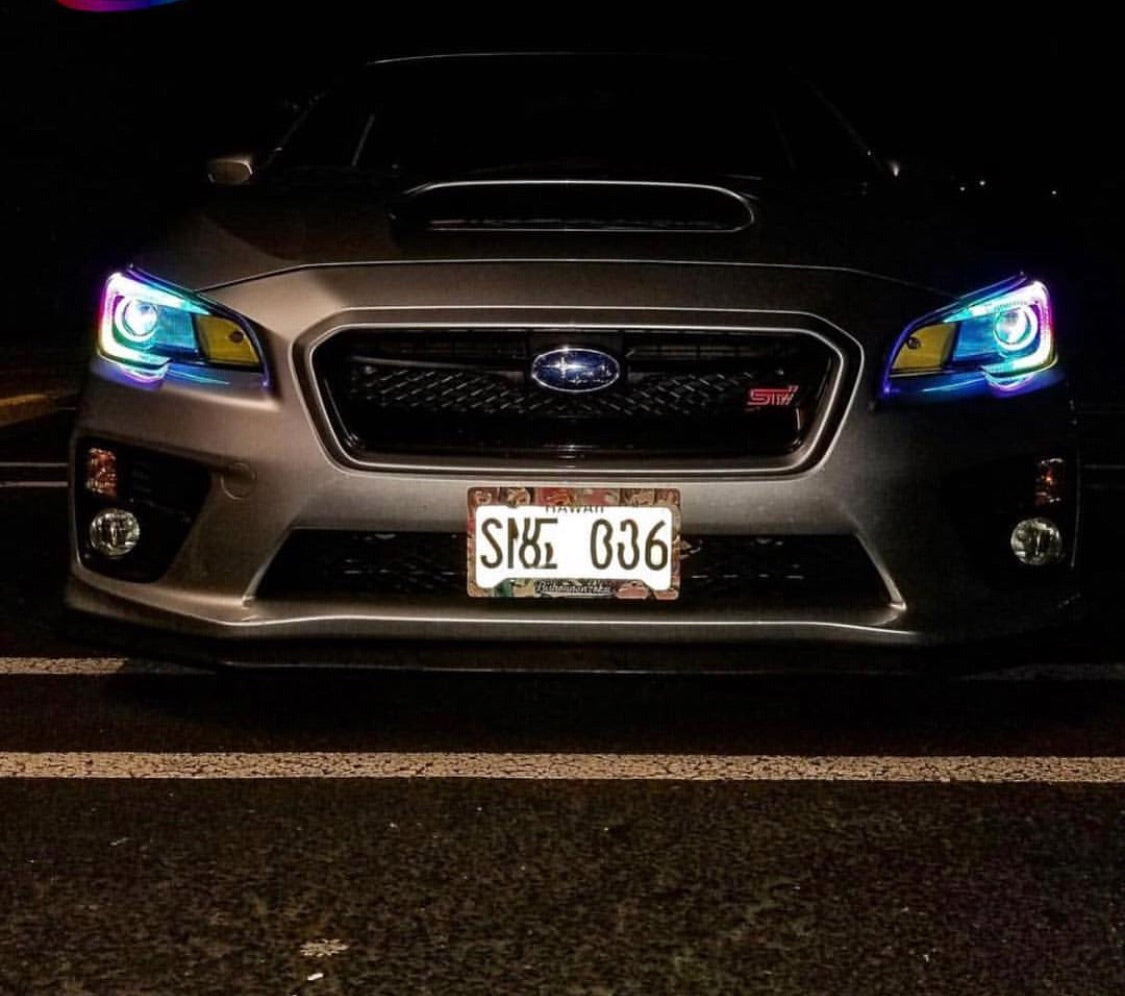 2018-2021 Subaru Impreza WRX STI RGBW Color-Chasing C-Bar LED DRL Board Halo Kit LED headlight kit AutoLEDTech Oracle Lighting Trendz Flow Series RGBHaloKits OneUpLighting Morimoto