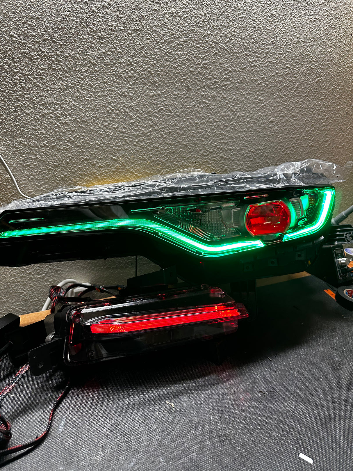 2019-2023 Chevrolet Camaro LT RS SS RGBW LED DRL Prebuilt Headlights & Fog Lights (Color-Changing) LED headlight kit AutoLEDTech Oracle Lighting Trendz Flow Series RGBHaloKits OneUpLighting Morimoto