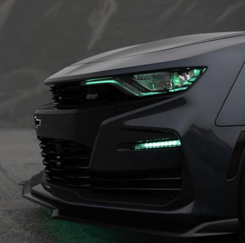 2019-2023 Chevrolet Camaro LT RS SS RGBW LED DRL Prebuilt Headlights & Fog Lights (Color-Changing) LED headlight kit AutoLEDTech Oracle Lighting Trendz Flow Series RGBHaloKits OneUpLighting Morimoto