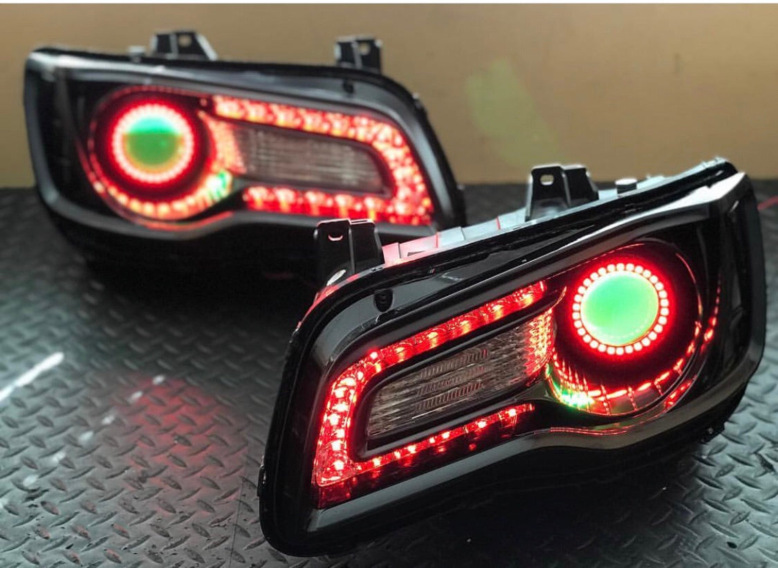 2011-2023 Chrysler 300 C SRT RGBW Color-Chasing LED DRL Boards LED headlight kit AutoLEDTech Oracle Lighting Trendz Flow Series RGBHaloKits OneUpLighting Morimoto