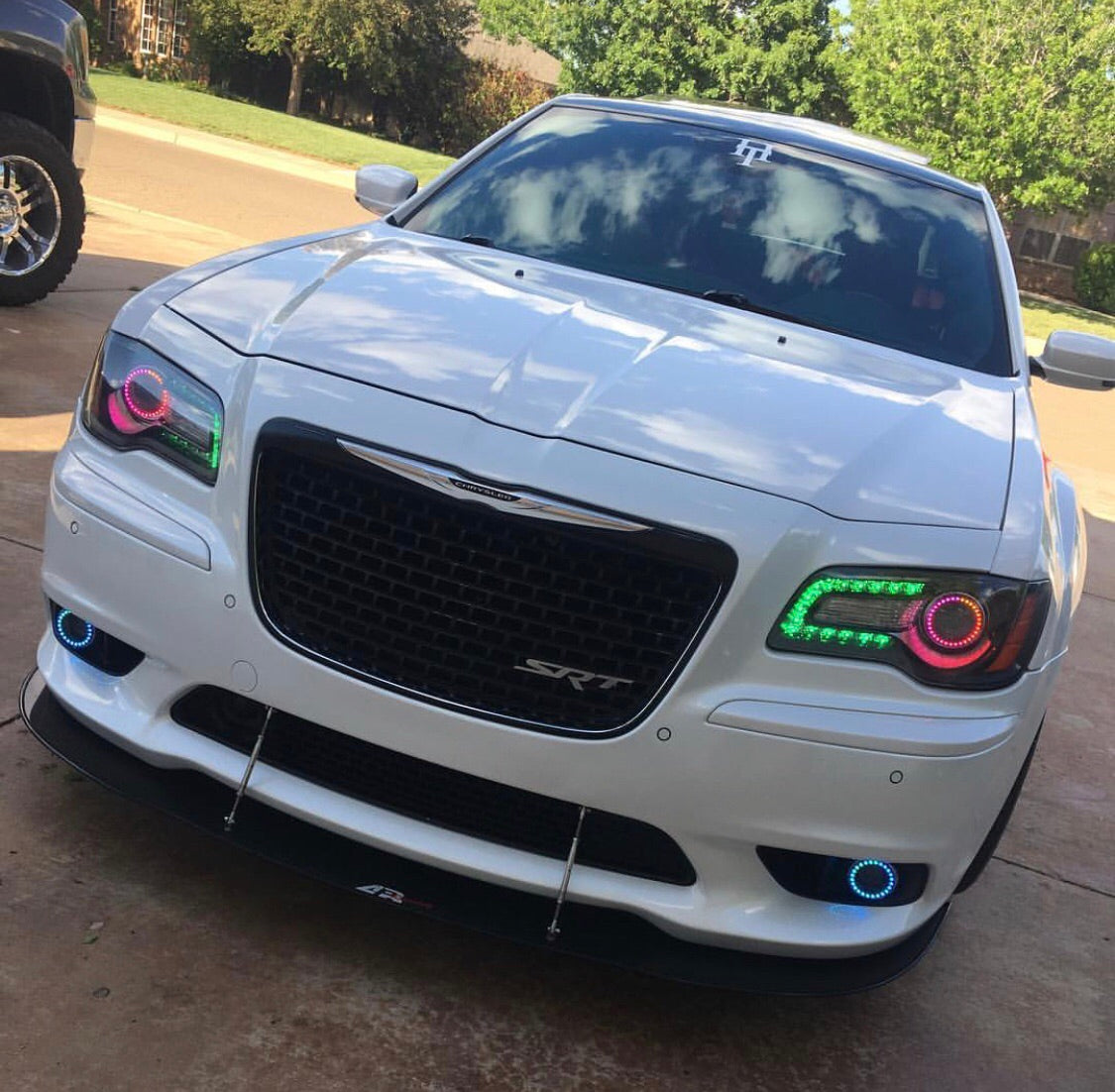 2011-2023 Chrysler 300 C SRT RGBW Color-Chasing LED DRL Boards LED headlight kit AutoLEDTech Oracle Lighting Trendz Flow Series RGBHaloKits OneUpLighting Morimoto
