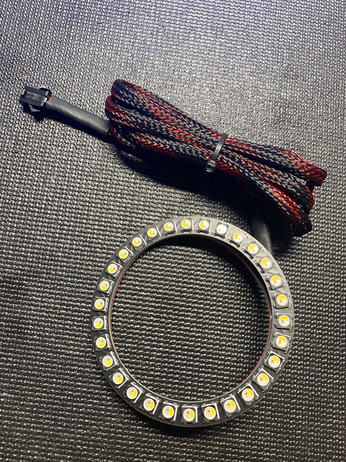 WATERPROOF 55mm-180mm Flow Series RGBW LED Circular Halo Rings Kit LED headlight kit AutoLEDTech Oracle Lighting Trendz Flow Series RGBHaloKits OneUpLighting Morimoto