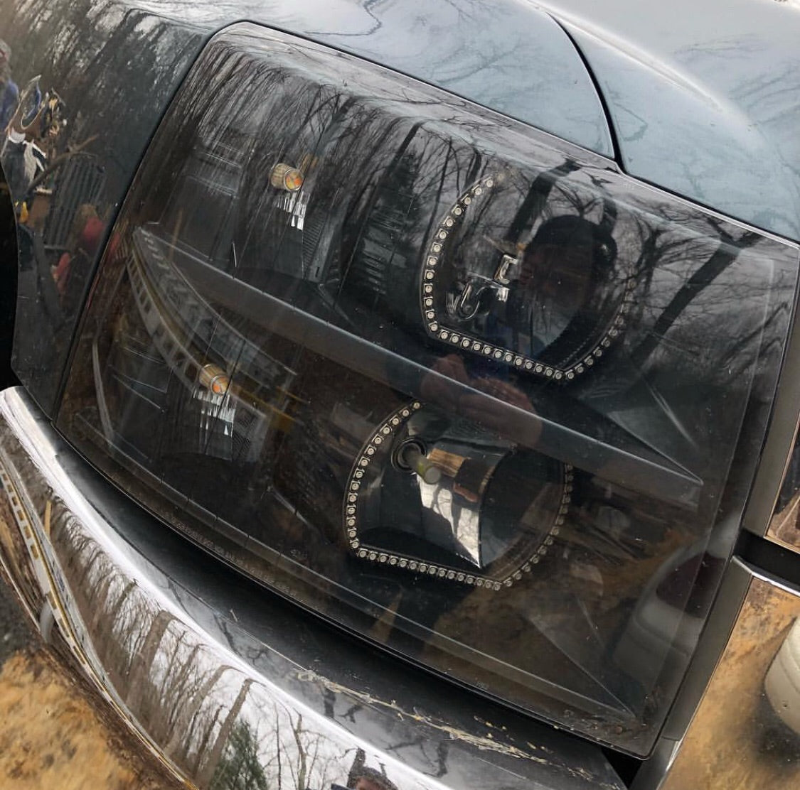 2007-2013 Chevrolet Silverado RGBW Color-Chasing LED Halo Kit LED headlight kit AutoLEDTech Oracle Lighting Trendz Flow Series RGBHaloKits OneUpLighting Morimoto