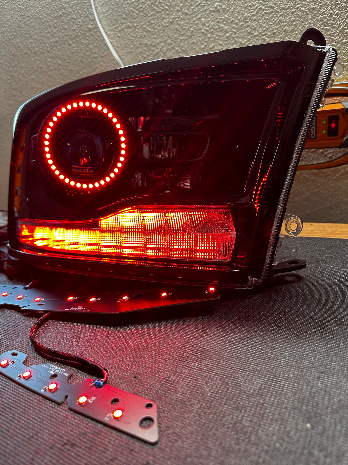 2009-2018 Dodge Ram 1500 2500 RGBW Flow Series LED Halo Kit (Projector)