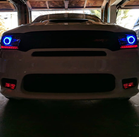 2014-2020 Dodge Durango RGBW Flow Series LED DRL Boards LED headlight kit AutoLEDTech Oracle Lighting Trendz Flow Series RGBHaloKits OneUpLighting Morimoto