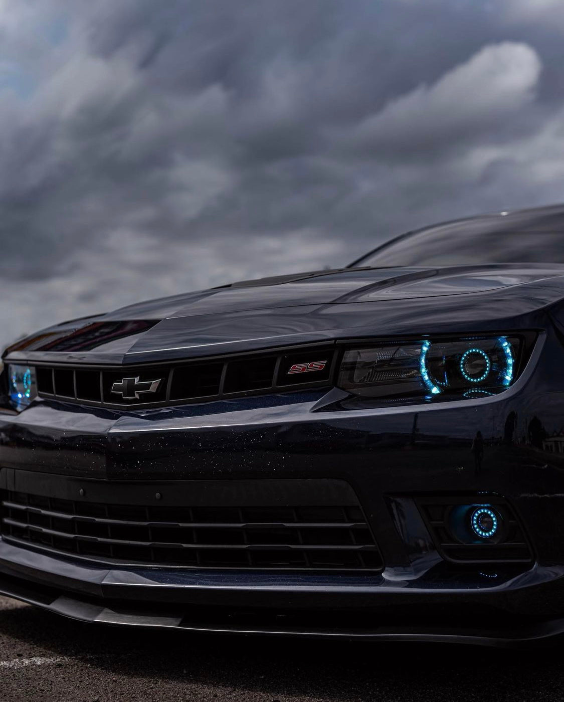 2014-2015 Chevrolet Camaro RS SS RGBW +A LED DRL Boards LED headlight kit AutoLEDTech Oracle Lighting Trendz Flow Series RGBHaloKits OneUpLighting Morimoto