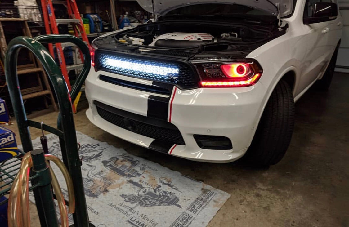 2014-2020 Dodge Durango RGBW Flow Series LED DRL Boards LED headlight kit AutoLEDTech Oracle Lighting Trendz Flow Series RGBHaloKits OneUpLighting Morimoto