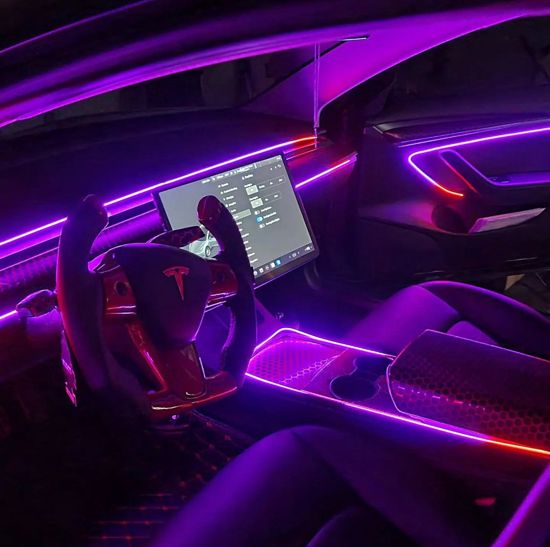 Flow Series LED Interior Dash Trim Ambient Lighting + Footwell Lighting Kit LED headlight kit AutoLEDTech Oracle Lighting Trendz Flow Series RGBHaloKits OneUpLighting Morimoto