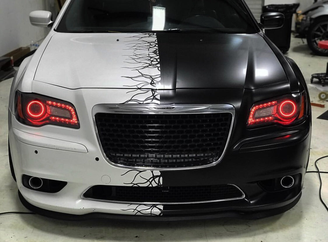 2011-2023 Chrysler 300 C SRT RGBW Color-Chasing LED DRL Boards LED headlight kit AutoLEDTech Oracle Lighting Trendz Flow Series RGBHaloKits OneUpLighting Morimoto