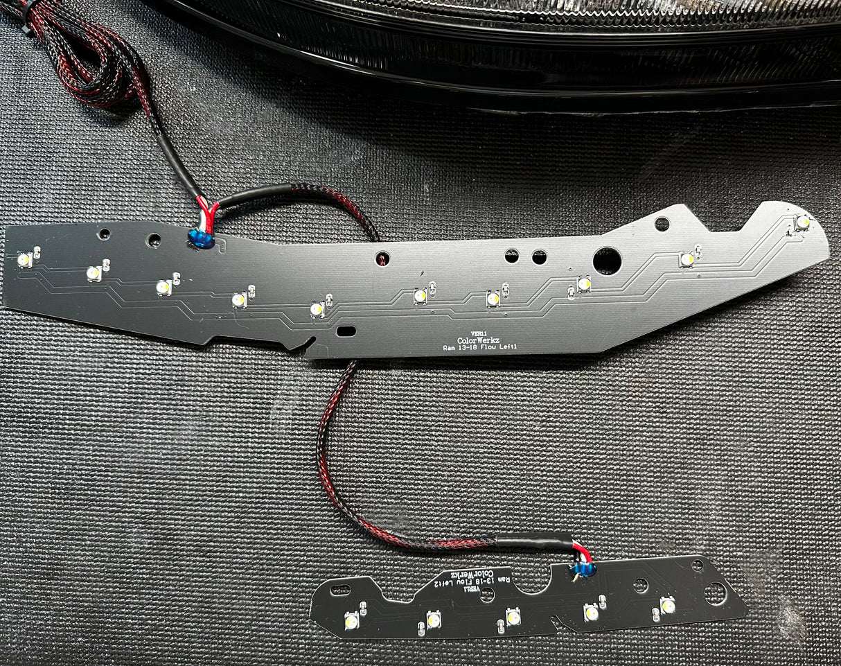 2009-2018 Dodge Ram 1500 2500 RGBW Flow Series LED Halo Kit (Projector)