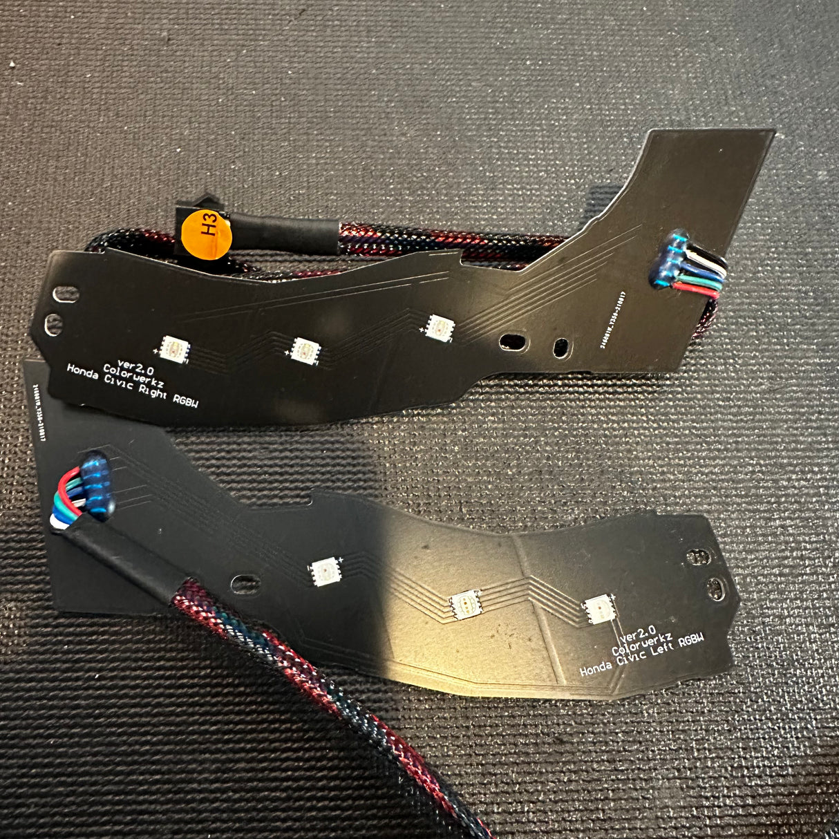 2016-2021 Honda Civic RGBW +A LED DRL Replacement Boards LED headlight kit AutoLEDTech Oracle Lighting Trendz Flow Series RGBHaloKits OneUpLighting Morimoto