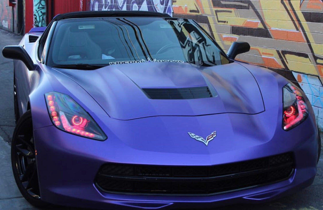 2014-2019 Chevrolet C7 Corvette RGBW +A LED DRL Boards LED headlight kit AutoLEDTech Oracle Lighting Trendz Flow Series RGBHaloKits OneUpLighting Morimoto