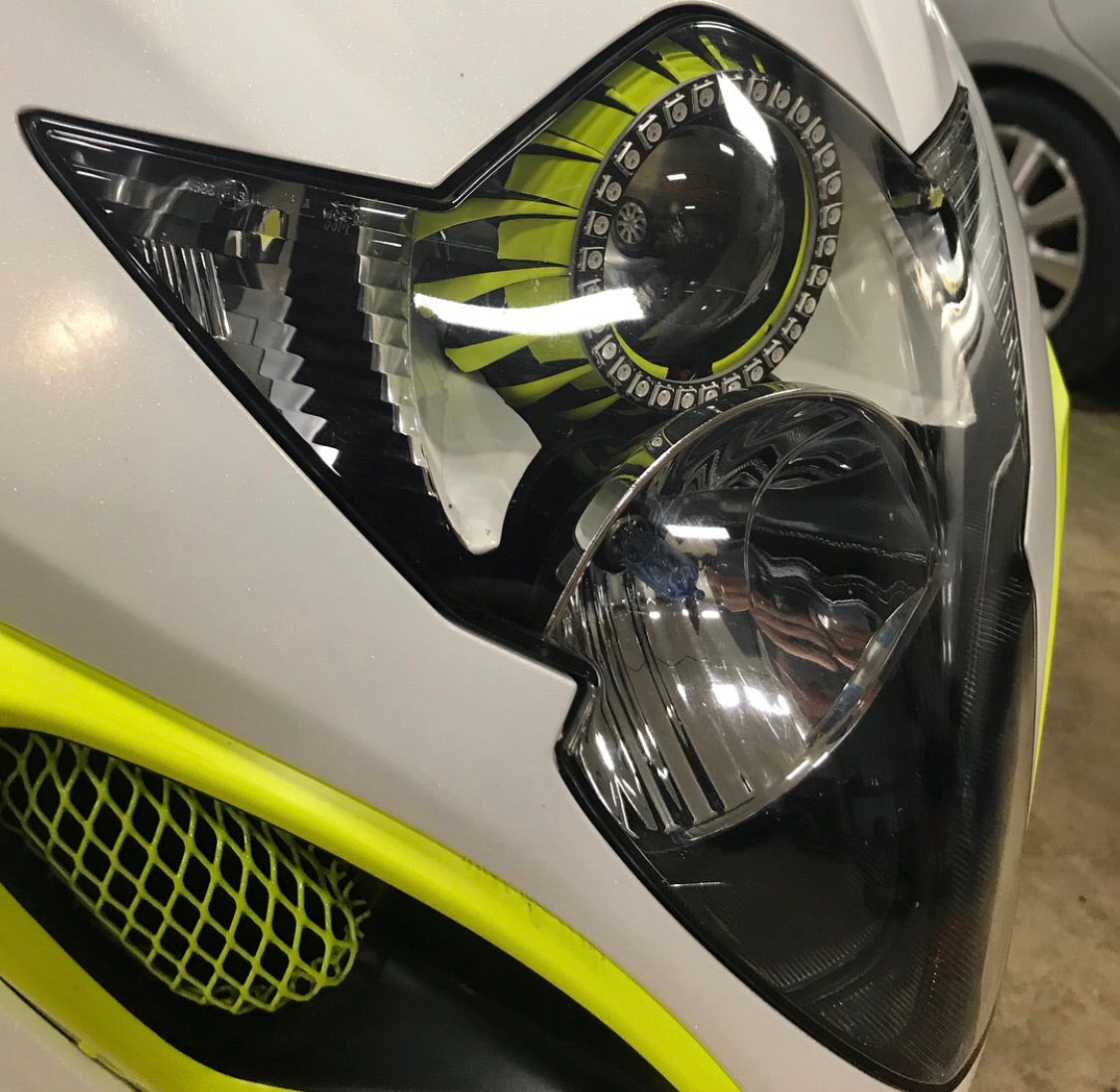 WATERPROOF 55mm-180mm Flow Series RGBW LED Circular Halo Rings Kit LED headlight kit AutoLEDTech Oracle Lighting Trendz Flow Series RGBHaloKits OneUpLighting Morimoto