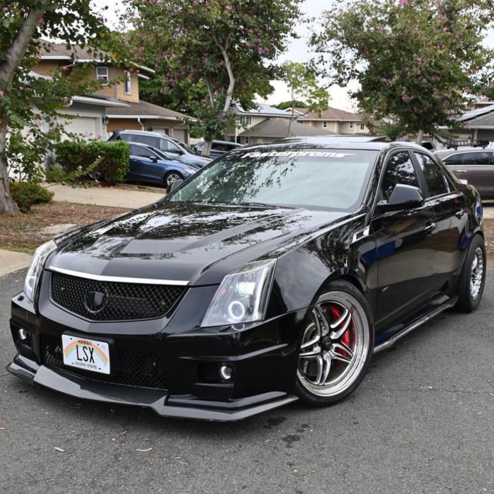 2008-2015 Cadillac CTS CTS-V RGBW Color-Chasing LED Halo DRL Kit LED headlight kit AutoLEDTech Oracle Lighting Trendz Flow Series RGBHaloKits OneUpLighting Morimoto