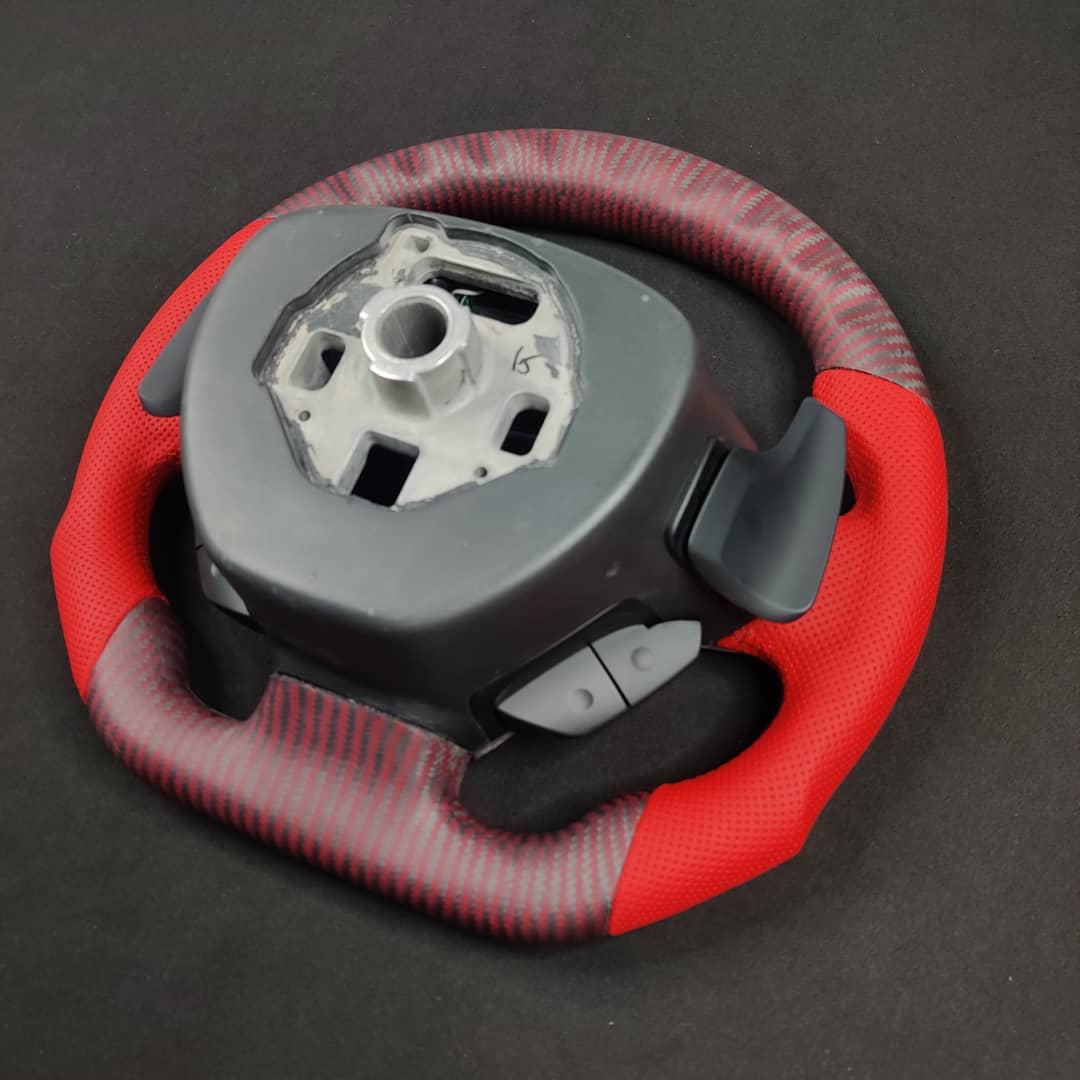 2014-2019 Chevrolet C7 Corvette Custom Carbon Fiber Steering Wheel w/ LED RPM Display LED headlight kit AutoLEDTech Oracle Lighting Trendz Flow Series RGBHaloKits OneUpLighting Morimoto