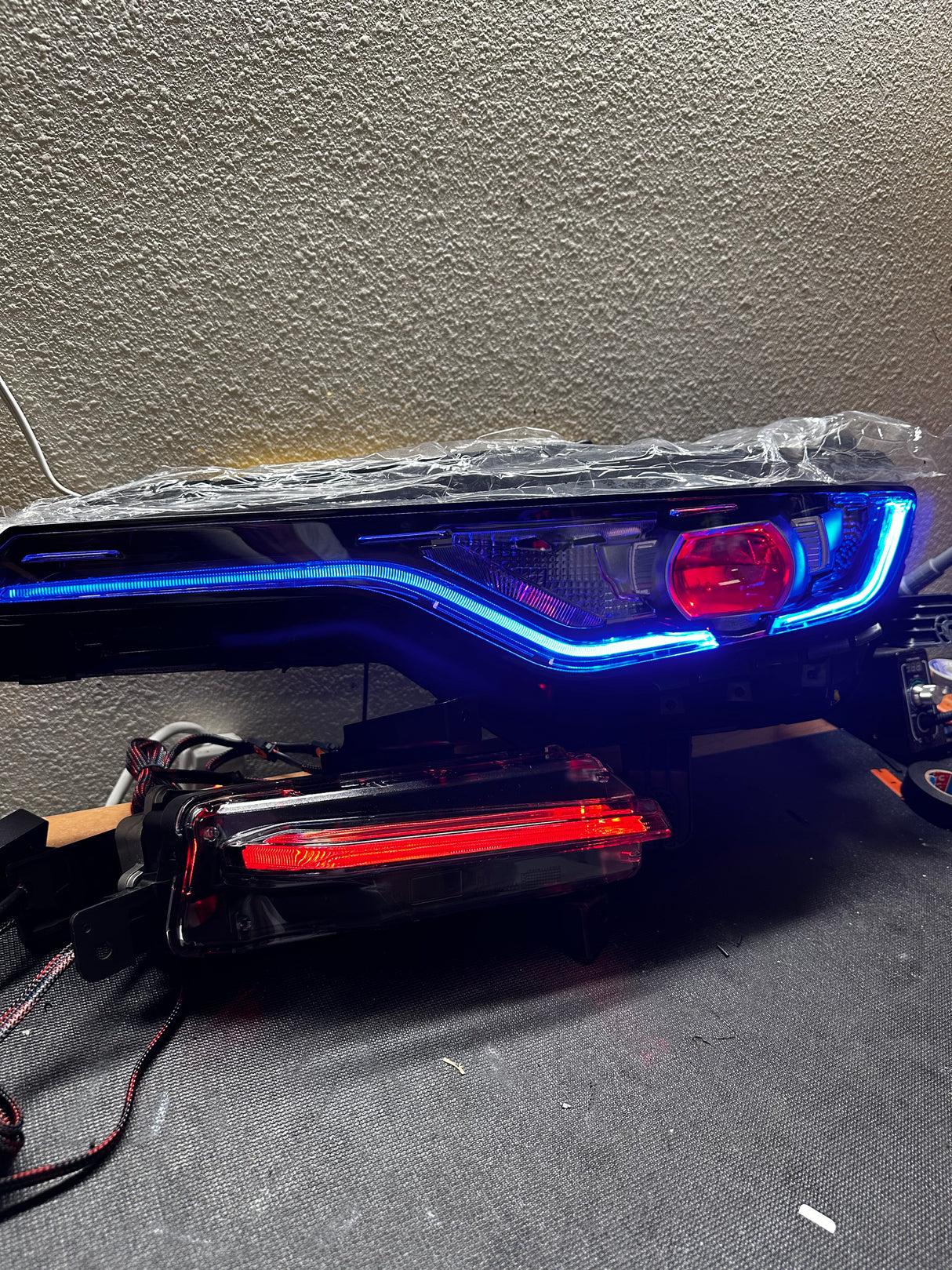 2019-2023 Chevrolet Camaro LT RS SS RGBW LED DRL Prebuilt Headlights & Fog Lights (Color-Changing) LED headlight kit AutoLEDTech Oracle Lighting Trendz Flow Series RGBHaloKits OneUpLighting Morimoto