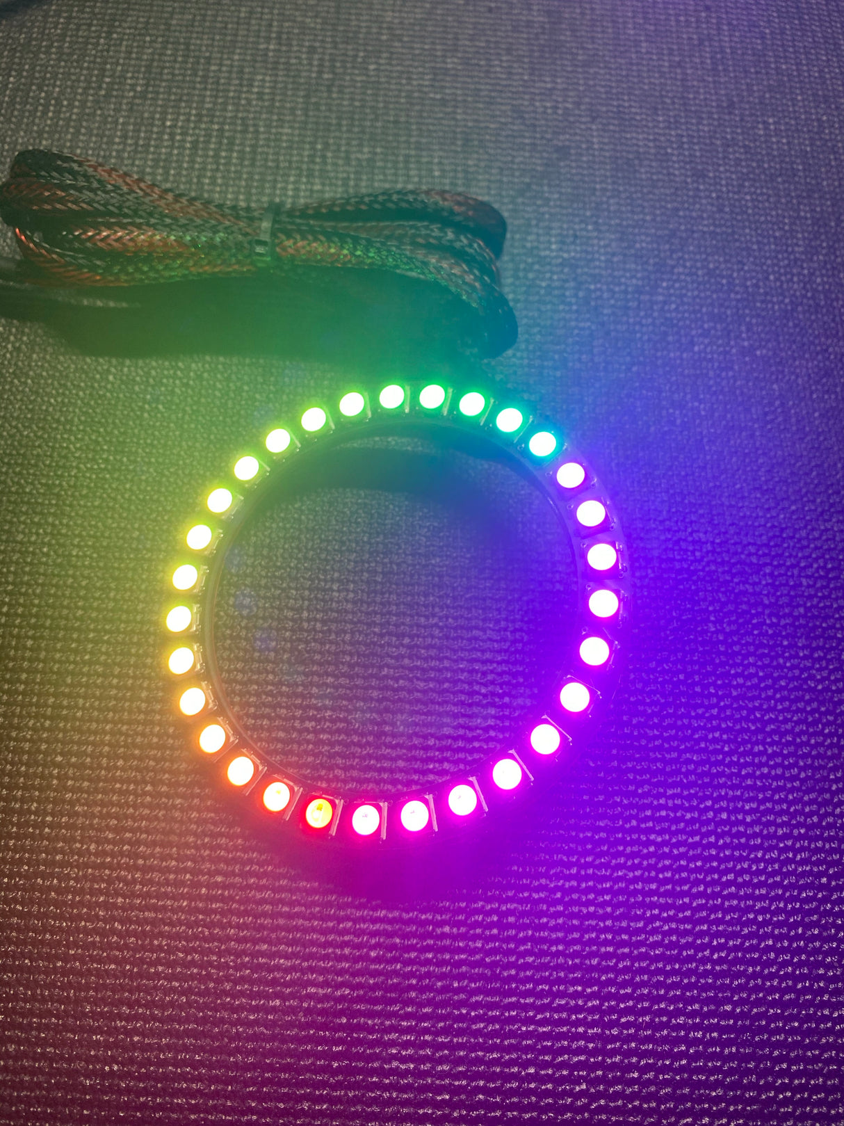 WATERPROOF 55mm-180mm Flow Series RGBW LED Circular Halo Rings Kit LED headlight kit AutoLEDTech Oracle Lighting Trendz Flow Series RGBHaloKits OneUpLighting Morimoto