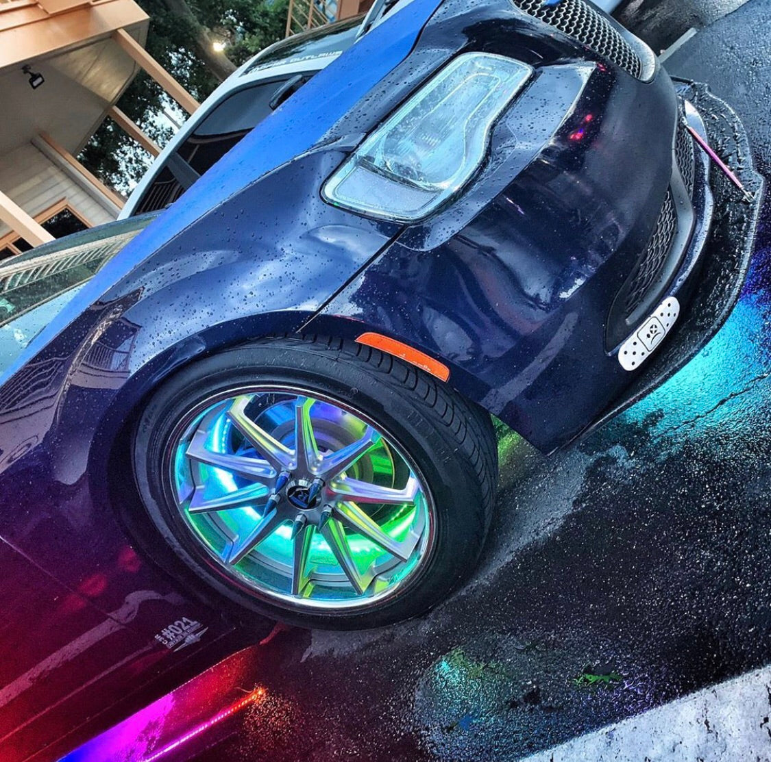 Color-Chasing RGB LED Wheel Ring Lights Kit (Flow Series) LED headlight kit AutoLEDTech Oracle Lighting Trendz Flow Series RGBHaloKits OneUpLighting Morimoto