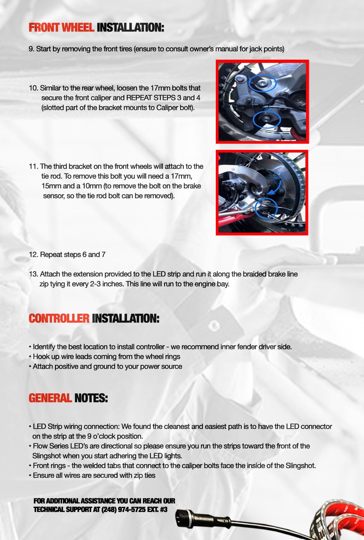 2015-2023 Polaris Slingshot RGB Color-Chasing LED Wheel Ring Lights Kit (Flow Series) LED headlight kit AutoLEDTech Oracle Lighting Trendz Flow Series RGBHaloKits OneUpLighting Morimoto