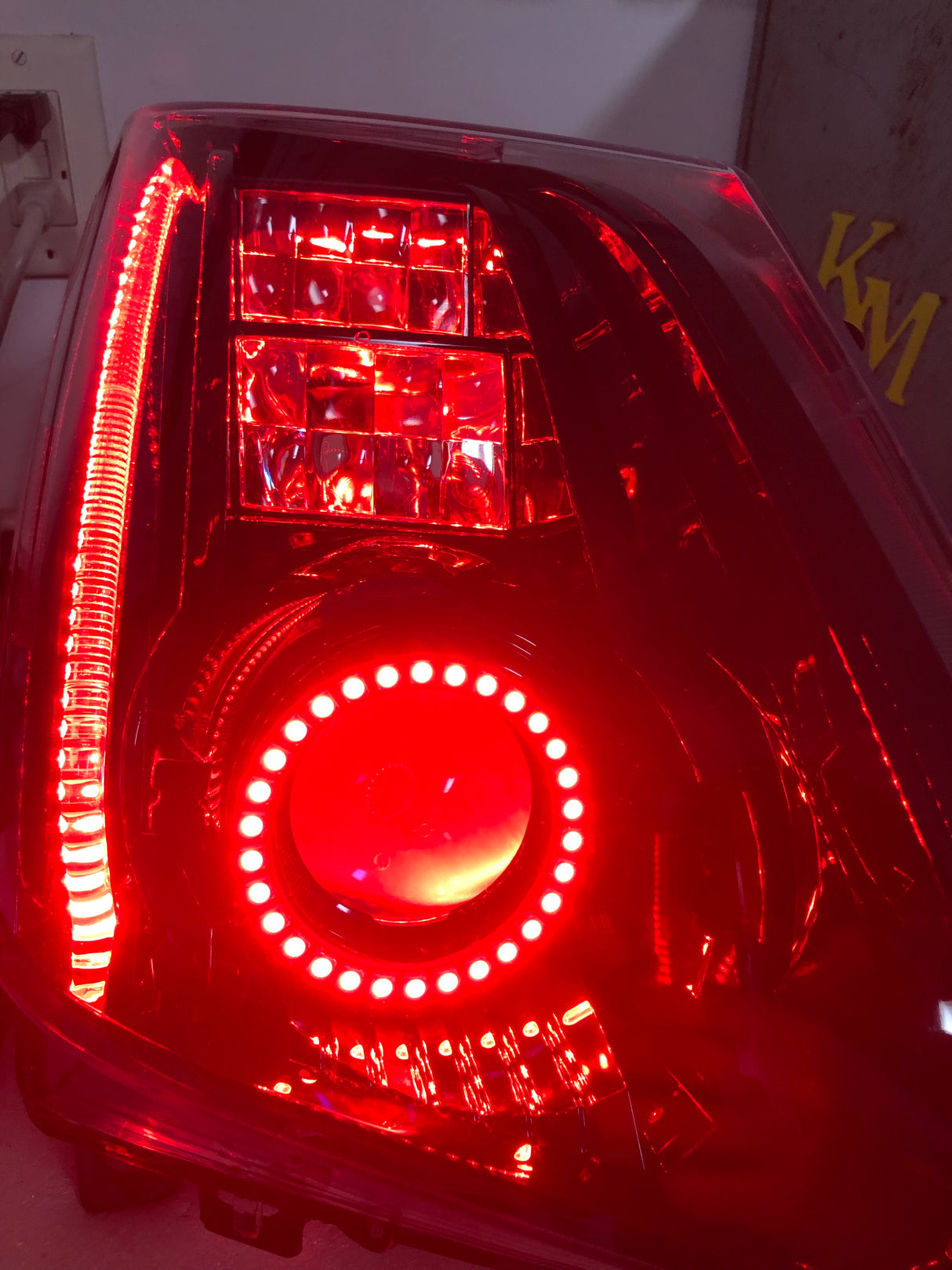 2008-2015 Cadillac CTS CTS-V RGBW Color-Chasing LED Halo DRL Kit LED headlight kit AutoLEDTech Oracle Lighting Trendz Flow Series RGBHaloKits OneUpLighting Morimoto