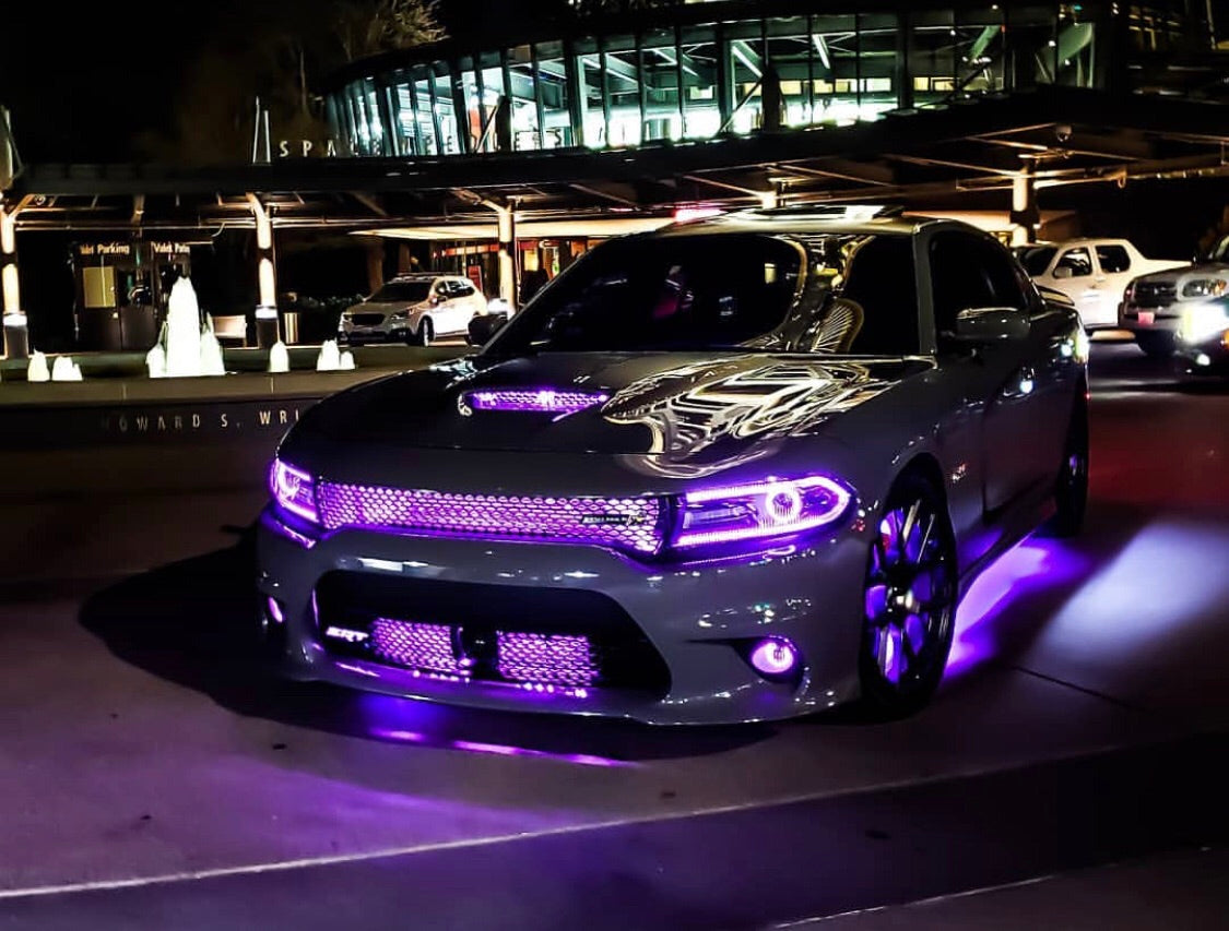 2015-2023 Dodge Charger RGBW +A LED DRL Replacement Boards LED headlight kit AutoLEDTech Oracle Lighting Trendz Flow Series RGBHaloKits OneUpLighting Morimoto