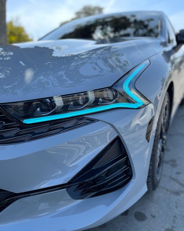 2021+ Kia K5 RGBW Color-Chasing LED DRL Tube Kit LED headlight kit AutoLEDTech Oracle Lighting Trendz Flow Series RGBHaloKits OneUpLighting Morimoto
