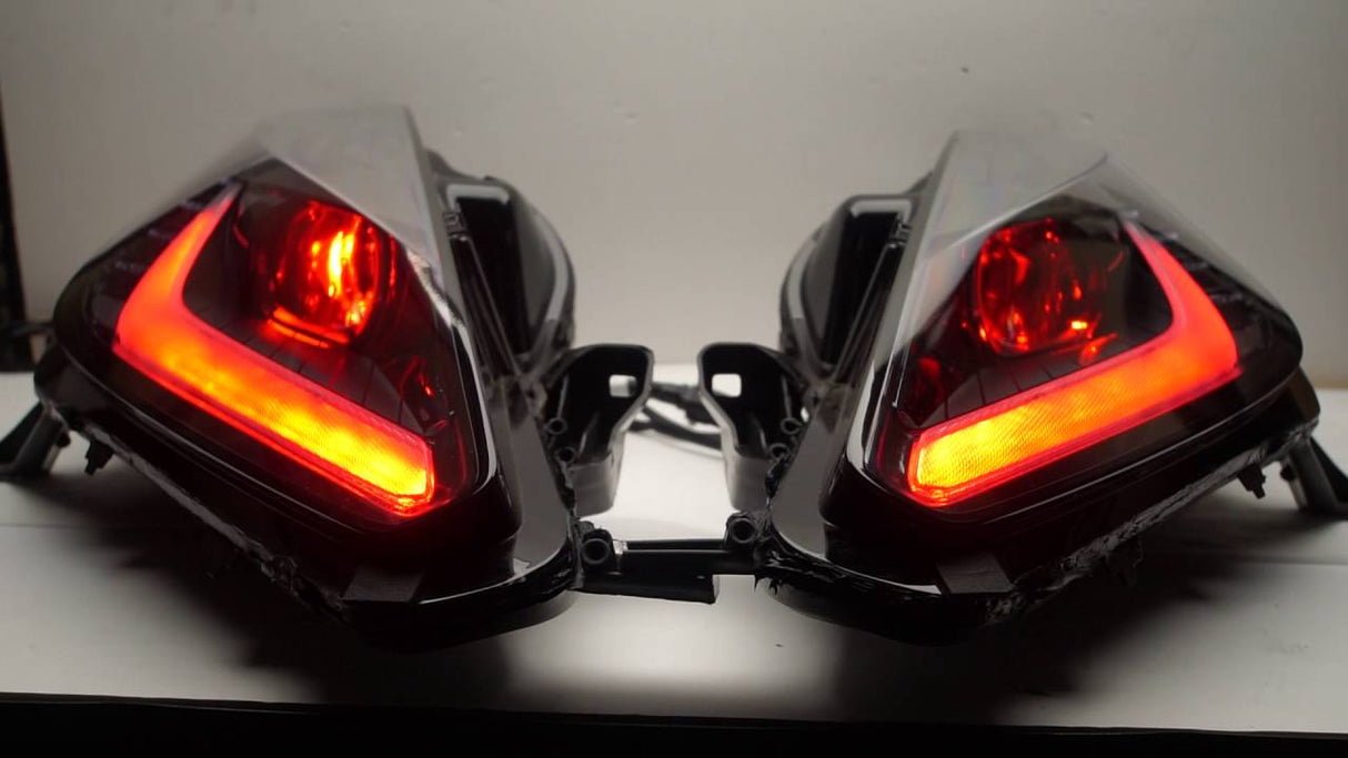 2014-2019 Chevrolet C7 Corvette RGBW +A LED DRL Boards LED headlight kit AutoLEDTech Oracle Lighting Trendz Flow Series RGBHaloKits OneUpLighting Morimoto