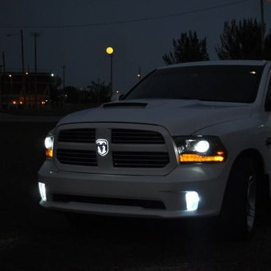 2013-2019 Ram Head LED Badge Emblem Logos (RGBW/White) LED headlight kit AutoLEDTech Oracle Lighting Trendz Flow Series RGBHaloKits OneUpLighting Morimoto