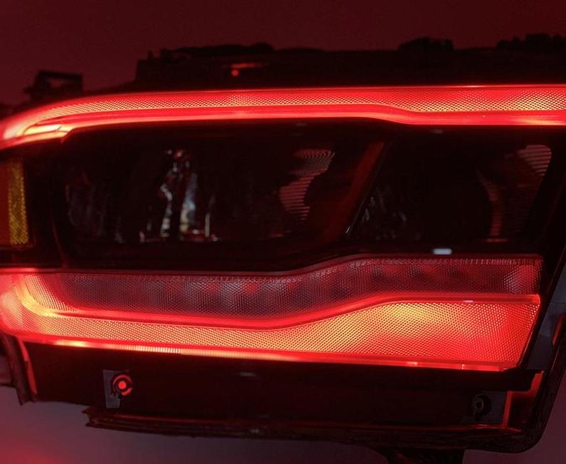 2019-2023 Ram 1500 Truck RGBW +A LED DRL Boards (Laramie Rebel Big Horn) LED headlight kit AutoLEDTech Oracle Lighting Trendz Flow Series RGBHaloKits OneUpLighting Morimoto