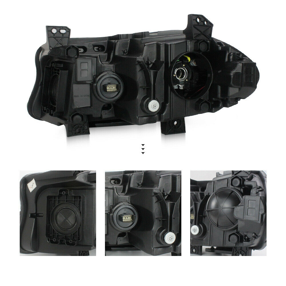 2015-2023 Dodge Charger RGBW Color-Chasing Halo LED DRL Prebuilt Halo Headlights (Flow Series) LED headlight kit AutoLEDTech Oracle Lighting Trendz Flow Series RGBHaloKits OneUpLighting Morimoto