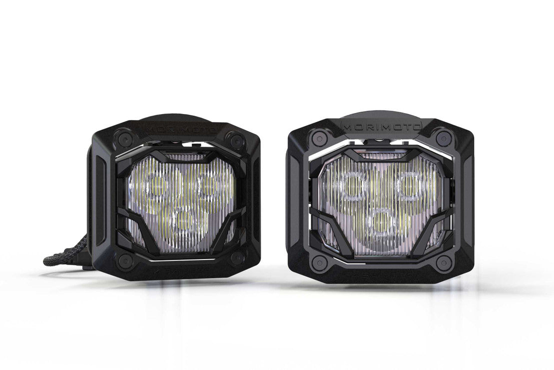 Universal Flush Mount 4Banger LED Fog Light Pods LED headlight kit AutoLEDTech Oracle Lighting Trendz Flow Series RGBHaloKits OneUpLighting Morimoto