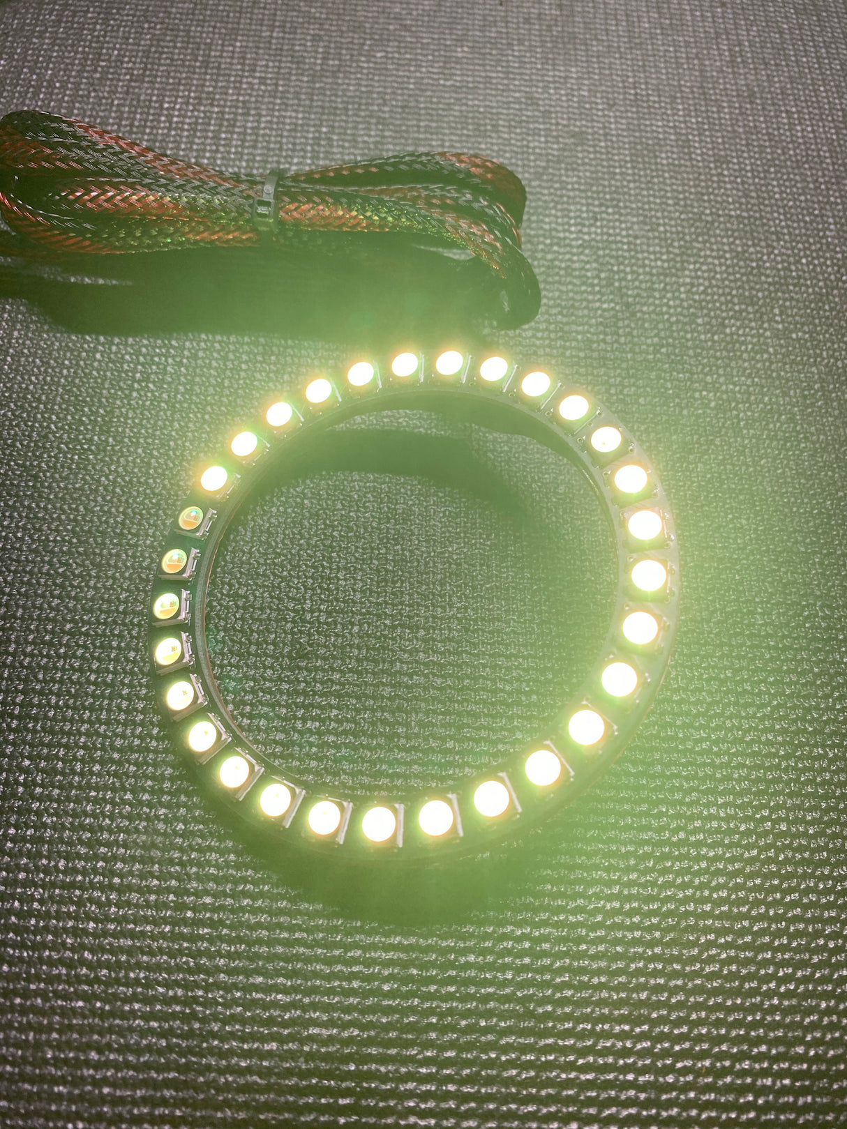 WATERPROOF 55mm-180mm Flow Series RGBW LED Circular Halo Rings Kit LED headlight kit AutoLEDTech Oracle Lighting Trendz Flow Series RGBHaloKits OneUpLighting Morimoto