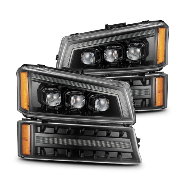 2003-2006 Chevrolet Silverado NOVA-Series LED Projector Headlights - AutoLEDTech.com