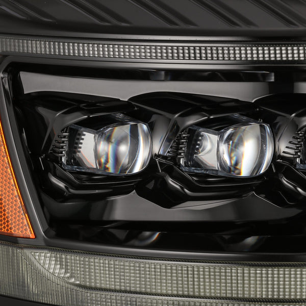2006-2009 Dodge Ram NOVA-Series LED Projector Headlights - Alpha Black - AutoLEDTech.com