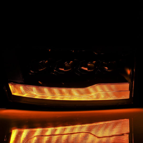 2006-2009 Dodge Ram NOVA-Series LED Projector Headlights - Alpha Black - AutoLEDTech.com