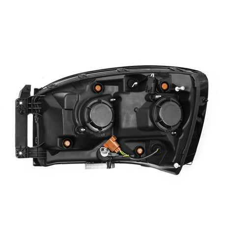 2006-2009 Dodge Ram NOVA-Series LED Projector Headlights - Alpha Black - AutoLEDTech.com