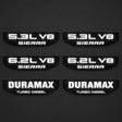2019-2026 GMC Sierra 1500 Illuminated Fender Badge - AutoLEDTech.com