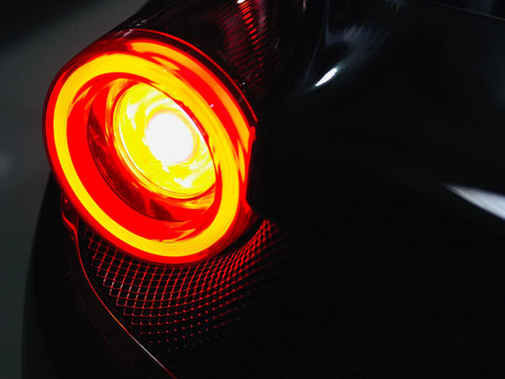 10-15 Ferrari 458 NOVA-Series Prismatic LED Tail Lights Smoke - AutoLEDTech.com
