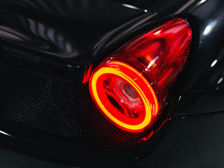 10-15 Ferrari 458 NOVA-Series Prismatic LED Tail Lights Smoke - AutoLEDTech.com