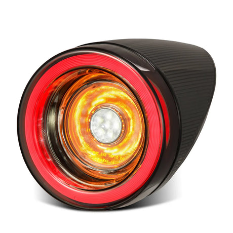 10-15 Ferrari 458 NOVA-Series Prismatic LED Tail Lights Smoke - AutoLEDTech.com