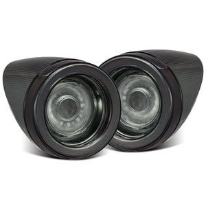 10-15 Ferrari 458 NOVA-Series Prismatic LED Tail Lights Smoke - AutoLEDTech.com