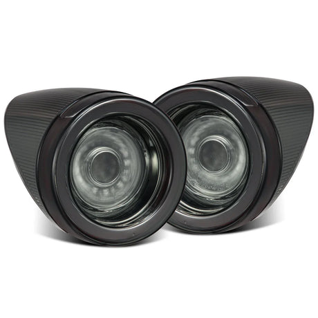 10-15 Ferrari 458 NOVA-Series Prismatic LED Tail Lights Smoke - AutoLEDTech.com
