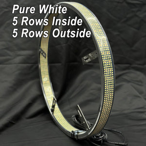 10 Row Pure White Extreme LED Wheel Ring Lights Kit - AutoLEDTech.com