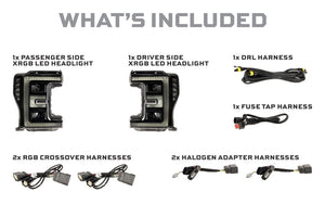 2017-2019 Ford Super Duty XRGB LED DRL Headlights