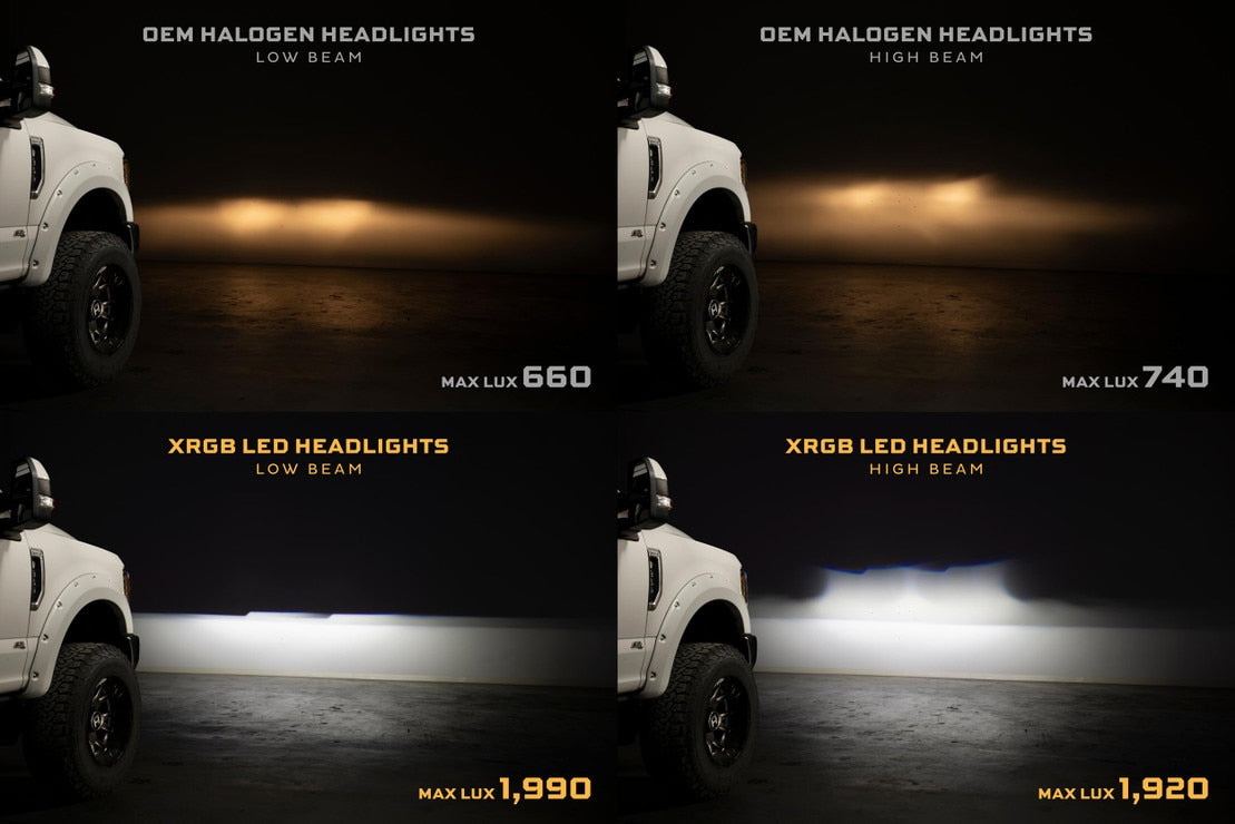 2017-2019 Ford Super Duty XRGB LED DRL Headlights