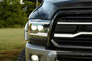 2009-2018 Dodge Ram XB EVO Hybrid LED DRL Projector Headlights
