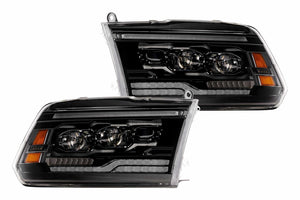 2009-2018 Dodge Ram XB EVO Hybrid LED DRL Projector Headlights