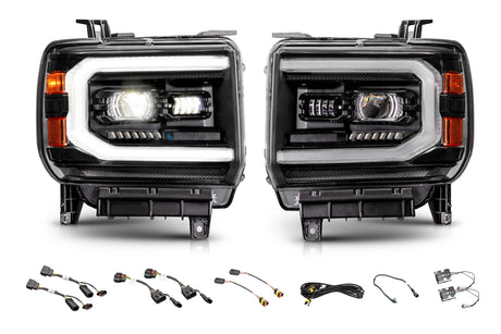 15-19 GMC Sierra 2500HD Morimoto XB Evo Hybrid LED Headlights - AutoLEDTech.com