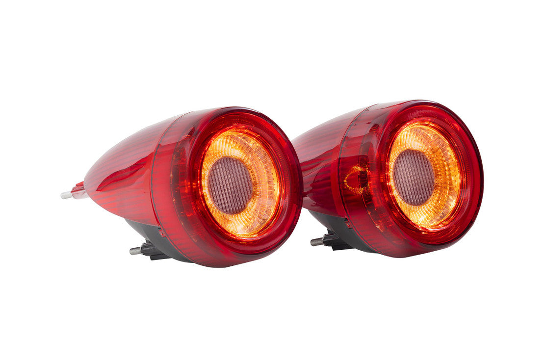 2005-2010 Ferrari F430 Red or Smoked LED Tail Light Assemblies - Plug & Play